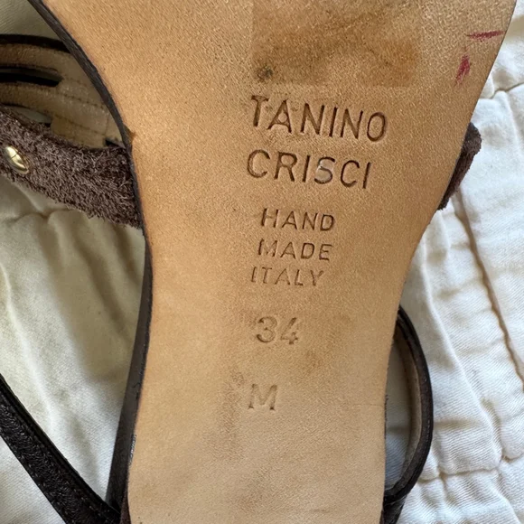 Tanino Crisci Strappy Suede Leather Heels • Size: 34 / 5.5 - Picture 8 of 8